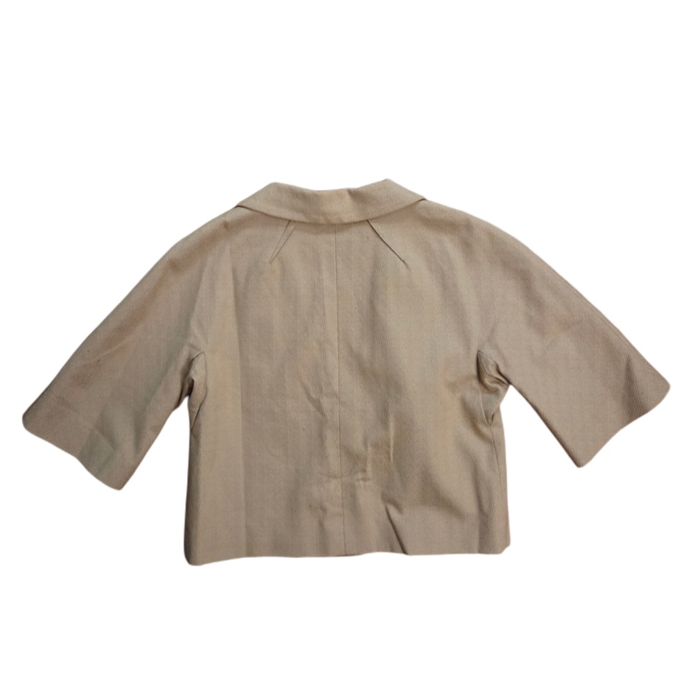 Alessandro Dell'Acqua Khaki Tan Cotton Matching Blazer and Pencil Skirt Set! - Picture 2 of 11